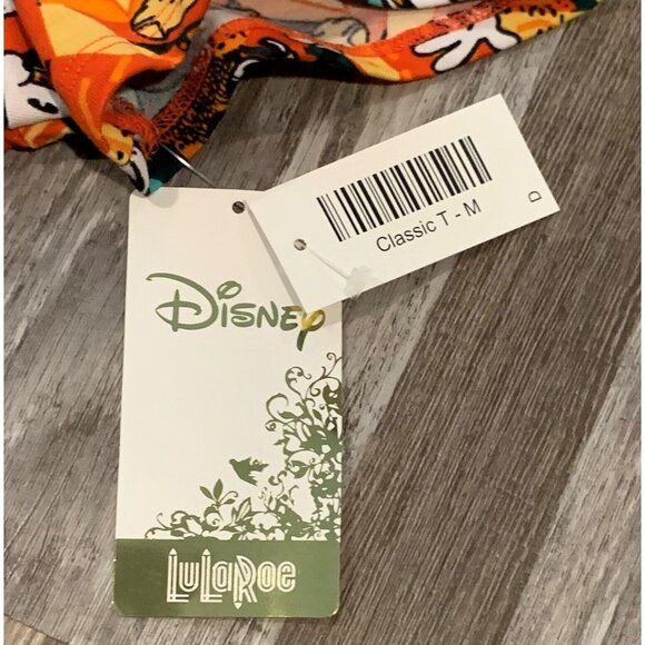 LuLaRoe Womens Shirt Disney Mickey Mouse Size M All Over Print Short Sleeve NEW - Picture 5 of 10